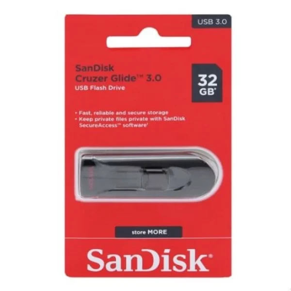 فلش مموری  SanDisk Cruzer Glide 32GB